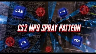 CS2 MP9 Spray Pattern  Learn How To Control MP9 Recoil [upl. by Pelpel733]