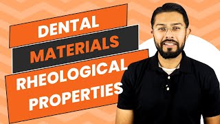 Rheological properties and Fluid behavior in Dental Materials Science dentalmaterials [upl. by Pamela]