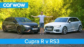 Audi RS3 vs SEAT Leon Cupra R  see if the Audi is really worth £9000 more [upl. by Bhatt177]