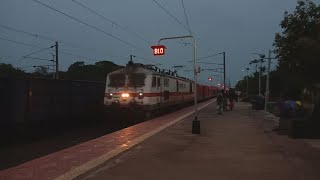 Visakha Express Arrival and Announcement in Annavaram railway station BBS SC VISAKHA EXP [upl. by Conchita989]