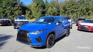 2021 Lexus RX 350 Black Line  Grecian Water Celestial Blue [upl. by Mloclam238]