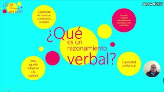 ¿Qué es un razonamiento verbal [upl. by Latnahc]