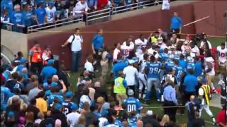 Lions vs 49ers 2011 Coaches Fight And jim says what the FU [upl. by Sirad534]