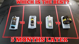 Whats The Best 5 Month Update Gyeon Can Coat v Meguiars Hybrid Coating v Carpro Lite v Fusso Coat [upl. by Stepha430]