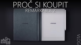 Proč si koupit  reMarkable 2  VLOG [upl. by Amor]