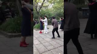 ENG CCclipLuo Yunxi square dancing when filming reality show Mr Mossie SE2 [upl. by Iak]