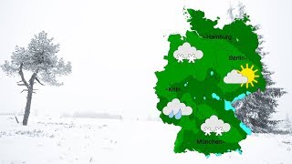 Samstag aus Südwesten Regen und Schnee 19012018 [upl. by Eciuqram]