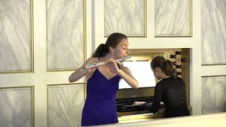 Bach Sicilienne Sonata in E flat major for flute and organ BWV 1031 [upl. by Idnib]