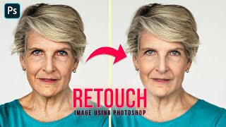 Retouch Face Using Photoshop  Photoshop Tutorial [upl. by Mitran]