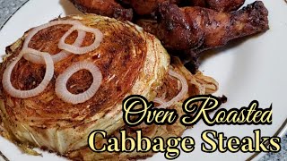 How to make delicious Oven Roasted Cabbage Steaks [upl. by Orion]