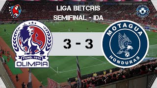 🔴EN VIVO  CD Olimpia vs FC Motagua  Liga Betcris Honduras Semifinal Ida [upl. by Aicemed]