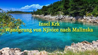 Insel Krk  Wanderung von Njivice nach Malinska [upl. by Egroeg]