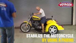 On amp Off in Minutes  Voyager Motorcycle Trike Kit [upl. by Ainavi]