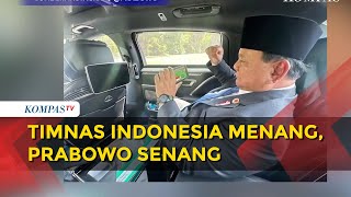 Kata Prabowo Usai Timnas Menang Lawan Arab Saudi Luar Biasa [upl. by Nueoht]