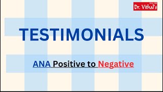 LUPUS ANA test Positive to Negative  Patient Testimonial homoeopathy testimonial lupus health [upl. by Thisbee197]