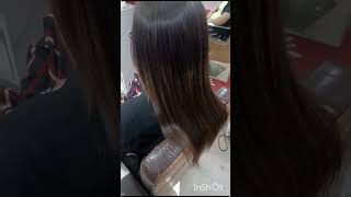 Hair rebonding treatment by nasreen diamond beauty parlour [upl. by Atirys454]