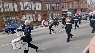 Young Loyalists flute band Pollok  Rutherglen 2nd April 2022 [upl. by Lledrev767]