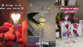 Aesthetic DIY Room decor ideas for Beginners Tiktok compilation ✨ [upl. by Eadmund]