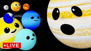 Planets for Babies 🪐🌎🔴  Planets Mercury Venus Earth Mars Jupiter Saturn Uranus Neptune [upl. by Ailemor]