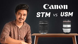 Canon STM Lens vs USM Lens  STM lens vs Usm lens  Bangla Tutorial [upl. by Flower]