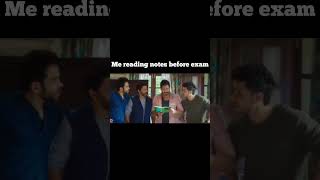 Me reading notes before exam funny assignment exam comedy lol [upl. by Acitel556]