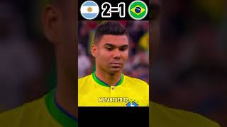 Messi Penalty Miss  Brazil VS Argentina Penalty Shootout Imajinary  football penalty highlights [upl. by Idnas]