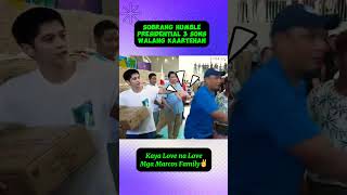 Presidential 3 Sons sobrang Humble marcos sandromarcos pbbm funny shortvideo shorts [upl. by Airotel]