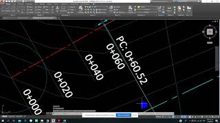 CLASE CARRETERAS EN AUTOCAD [upl. by Ymot]