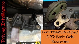 How To Diagnose amp Repair  Fix Ford EGR Circuit Failure P0401 amp U1262 Communications Fault F150 [upl. by Saimon]