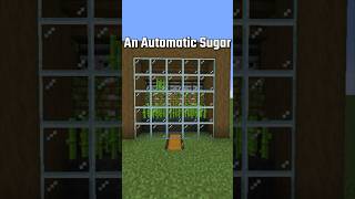 Automatic Sugar Cane Farm Tutorial shorts minecraft gaming [upl. by Rovelli]