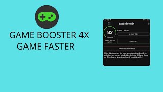 How To Use Game Booster 4x Faster For Android 2024 [upl. by Fante]