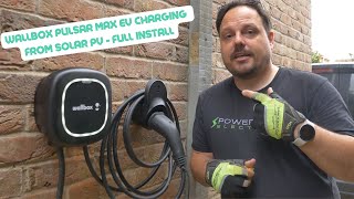 How to install Wallbox Pulsar Max  Charging an electric vehicle from Solar PV [upl. by Pinter]