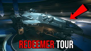 Star Citizen Alpha 3151 Redeemer Gunship Tour [upl. by Meehsar199]