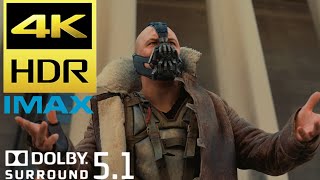 Bane Prison Speech Scene in IMAX  The Dark Knight Rises 2012 Movie Clip 4K HDR [upl. by Aney]