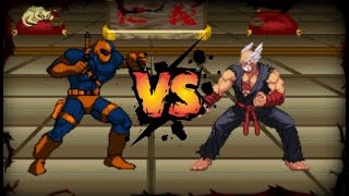 Deathstroke vs Heihachi Mishima 🔥🔥🔥 EPIC MUGEN BATTLE [upl. by Ayekram]