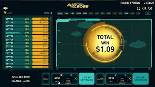 ✈️ Air Boss GAME Cash Out Before It Crashes 💰 [upl. by Nylecaj]