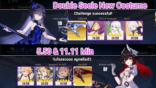 Honkai impact 3 Double Seele New Costume Vs Elysian Realm 71 Finality [upl. by Rennob110]