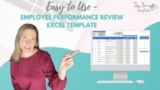 Employee Performance Review Template Excel [upl. by Najram519]