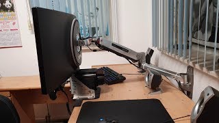 Ergotron LX HD sitstand wall mount lcd monitor arm [upl. by Tedman]