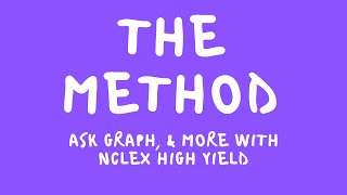 The Method ASK GRAPH 5 Types of Questions and Heart Failure  NCLEX High Yield [upl. by Vaughan]