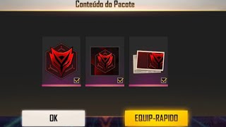 RECOMPENSA ACUMULATIVA DO PASSE DE ELITE 6 VEZES CAIXA 📦 AVATAR BANNER INSÍGNIA [upl. by Esertak875]