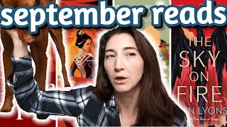 wrapup this HUGE reading month with me  September Reading Vlog [upl. by Afatsuom]