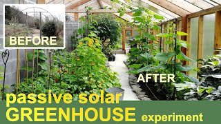 We built a passive solar GREENHOUSE  Here’s what happened [upl. by Ark]