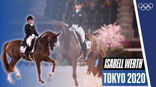 🐴🇩🇪 Isabell Werths Full Dressage Individual Grand Prix Freestyle at Tokyo 2020 [upl. by Hooper]