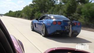 1500hp Corvette running on the street [upl. by Orpha]