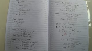 Matematika Ekonomi Matematika Keuangan Perhitungan Manual [upl. by Ethelyn]