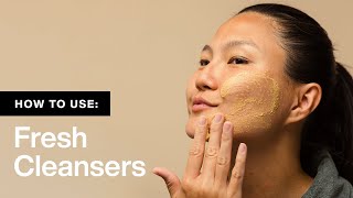 How To Use LUSH Fresh Cleansers [upl. by Alleyne]