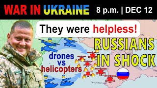 12 Dec FOOTAGE Drones With Guns HUNT RUSSIAN HELICOPTERS  War in Ukraine Explained [upl. by Adolphe450]