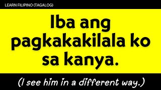 IBA  How to Say quotDifferentquot or quotDifferentlyquot in Tagalog  Learn Filipino [upl. by Enahpad922]