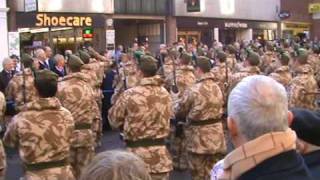 Argyle amp Sutherland Highlanders return from Afghanistan [upl. by Wakeen]